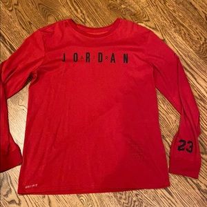 Men’s Jordan Dri Fit Long Sleeve Tee